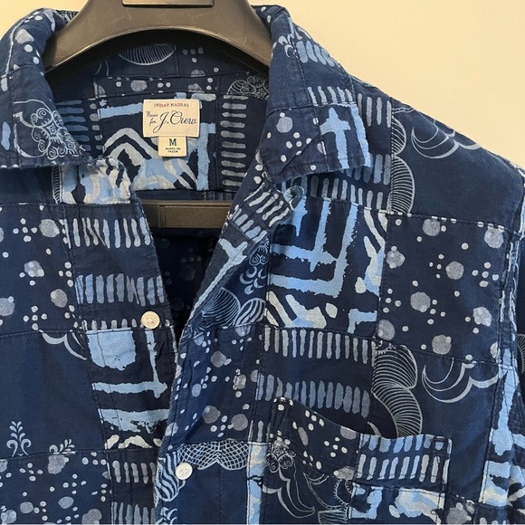 J Crew Patchwork Shirt - Picture 2 of 7